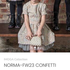 Imoga Pastel Confetti Formal Dress